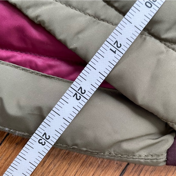 NWT Kari Traa Eva Down Jacket. Tweed. Olive Green and Plum. Size XS. - Picture 16 of 16